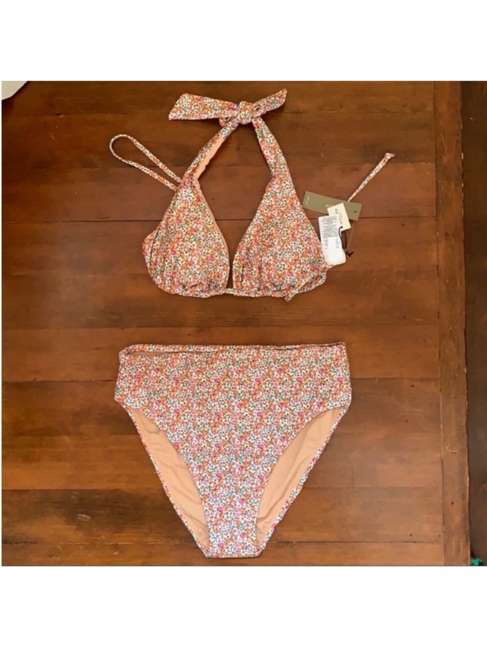 NWT J. Crew 2 Piece Swimsuit in Liberty® Eloise